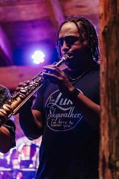 Marcelles Walker on soprano saxophone