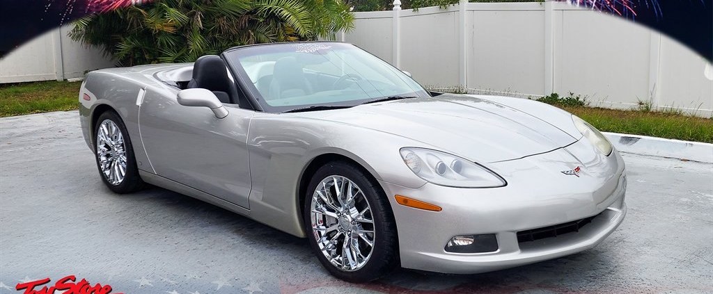 2006 Corvette C6 in Machine Silver on the Sundial showroom floor