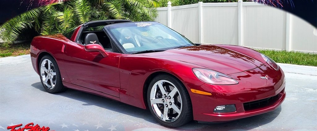 2007 Corvette C6 in Monterey Red