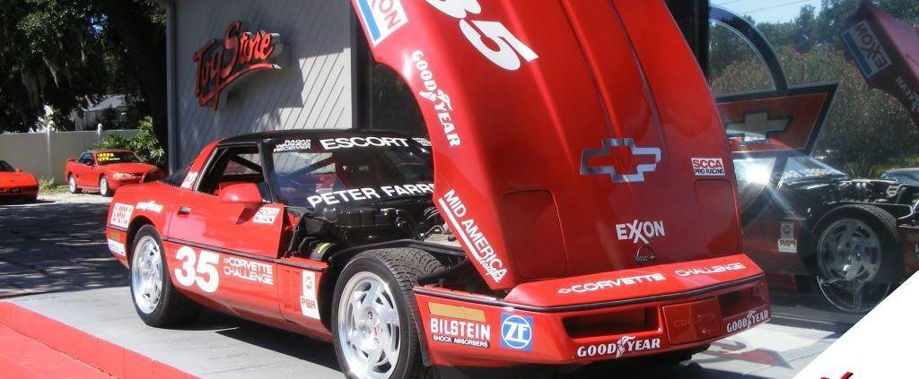 Hood up, race engine