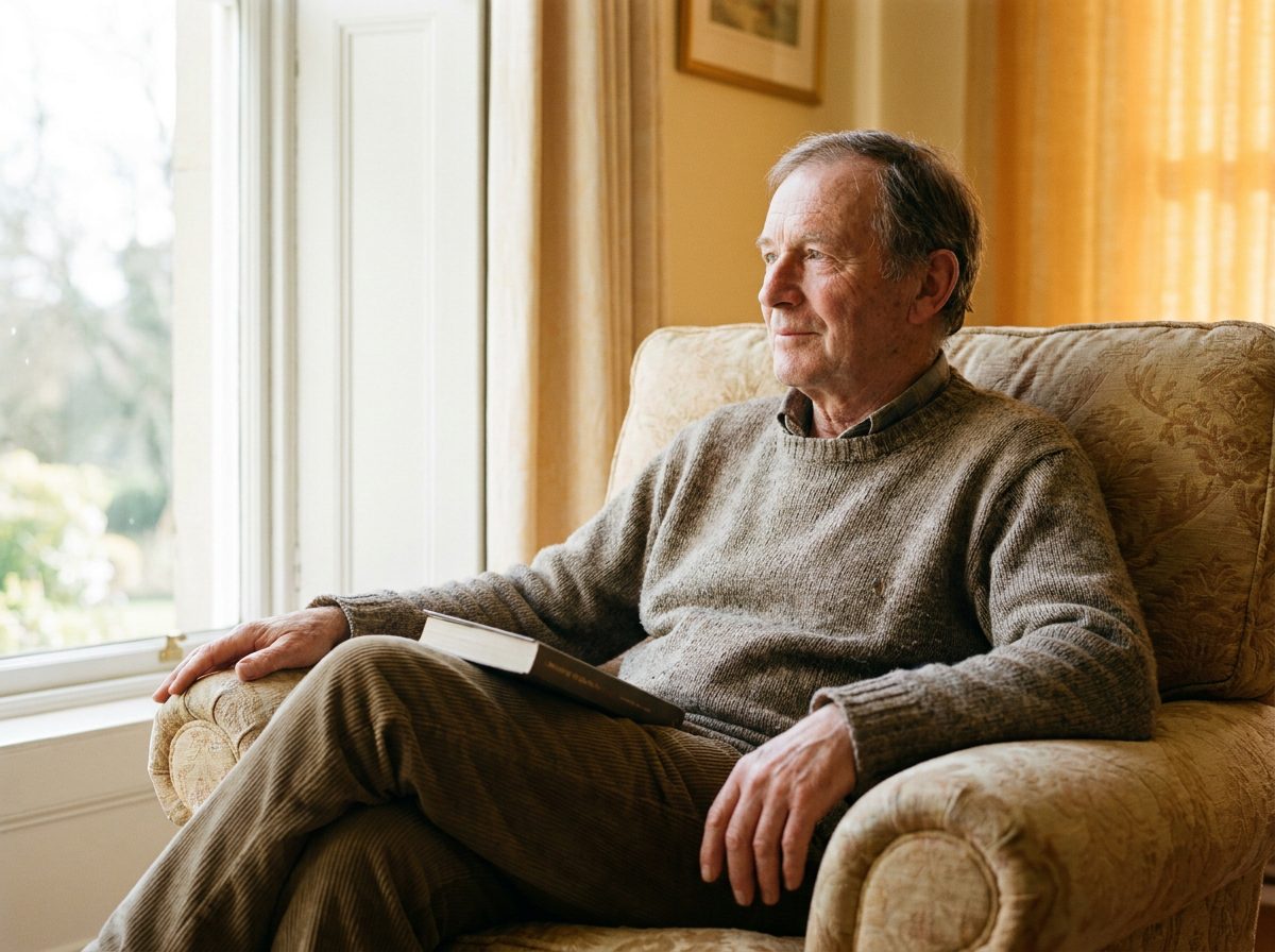 A relaxed retiree enjoying their day, coverage sorted
