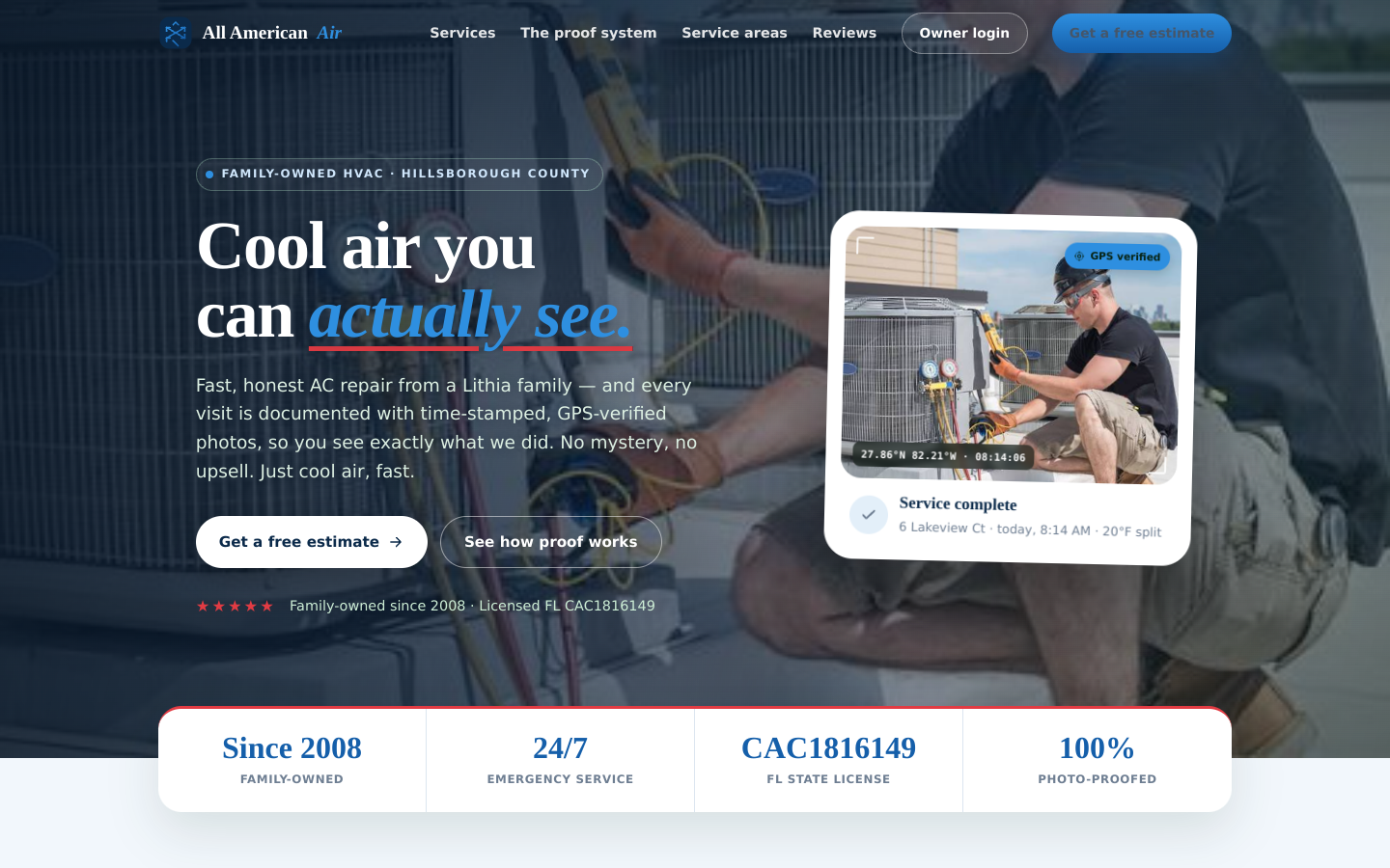 All-American — Heating & cooling