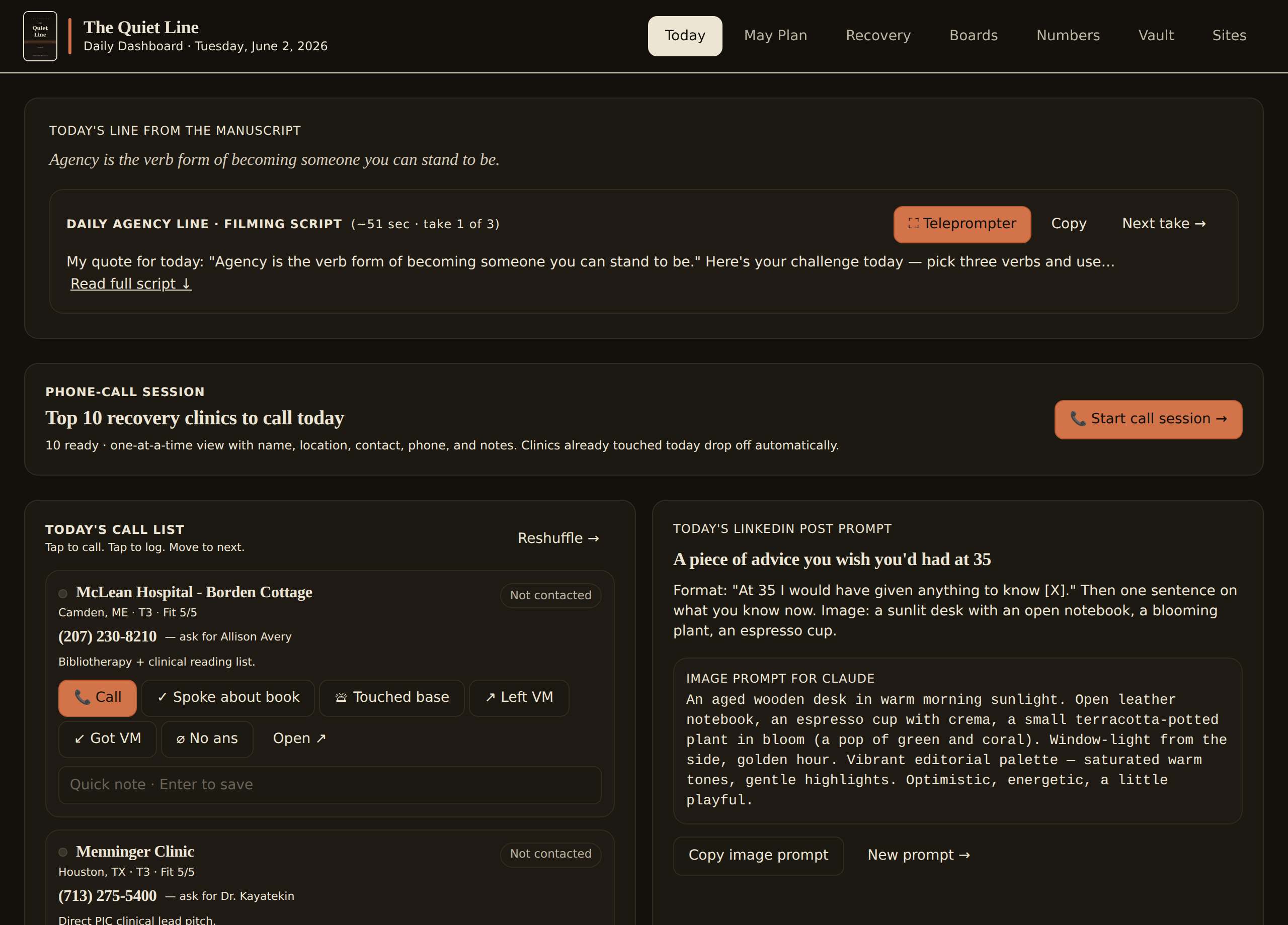 Quiet Line — AI Outreach